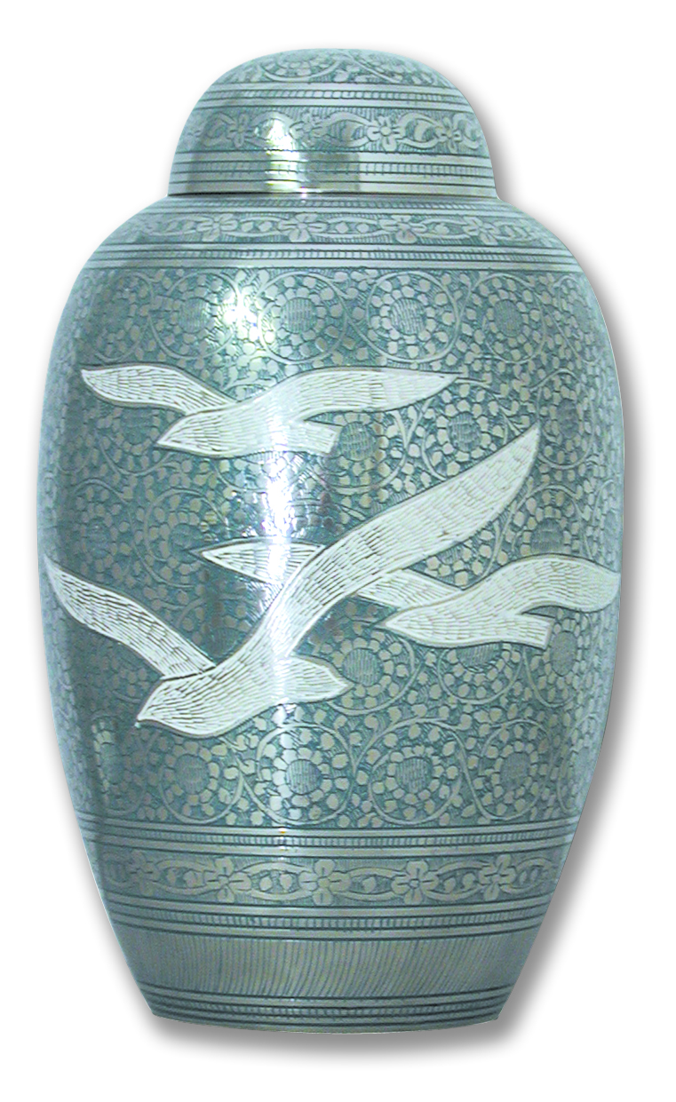 Blue Going Home Birds Urn