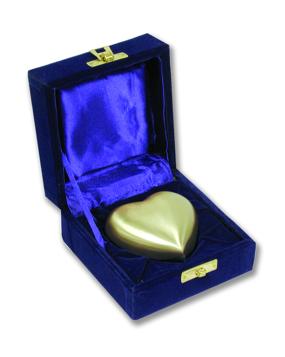 Brass Heart Shaped Keepsake Urn