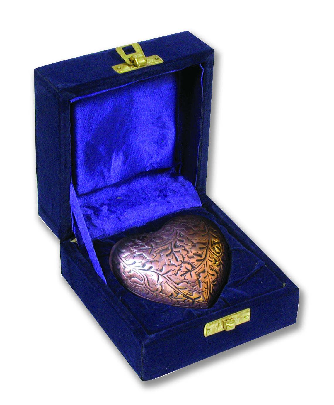 Copper Oak Heart Keepsake Urn