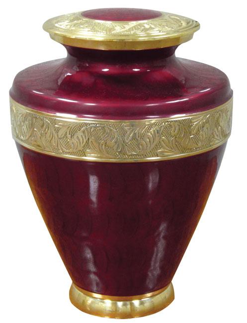 Golden Scarlet Keepsake Urn