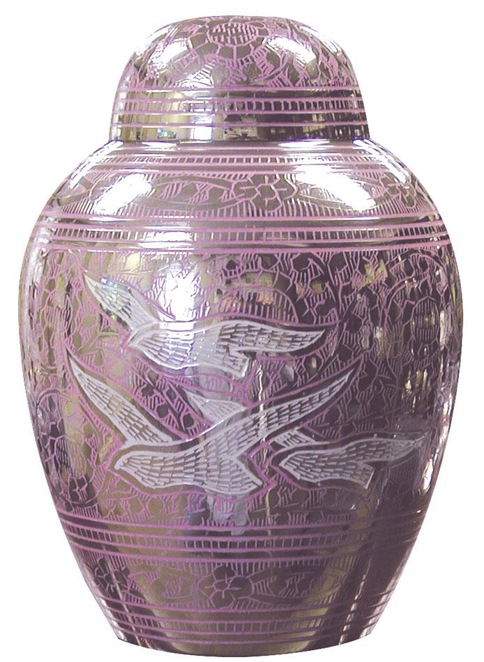Pink Going Home Birds Infant Urn