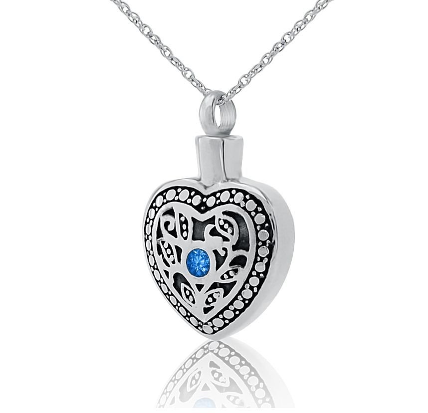 Celestial Heart Silver Pendant