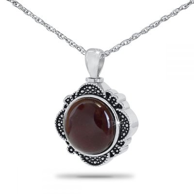 Ancestral Ruby Silver Pendant