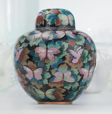 Butterfly Garden Urn
