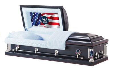Navy Military Casket