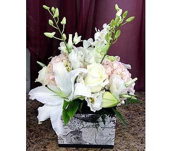 French Box Flower Arrangment